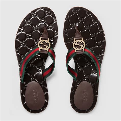 gucci thong sandals womens